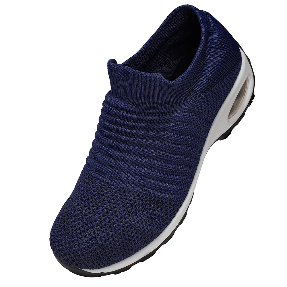 Breathable Lightweight Sneakers - Navy - Image 3
