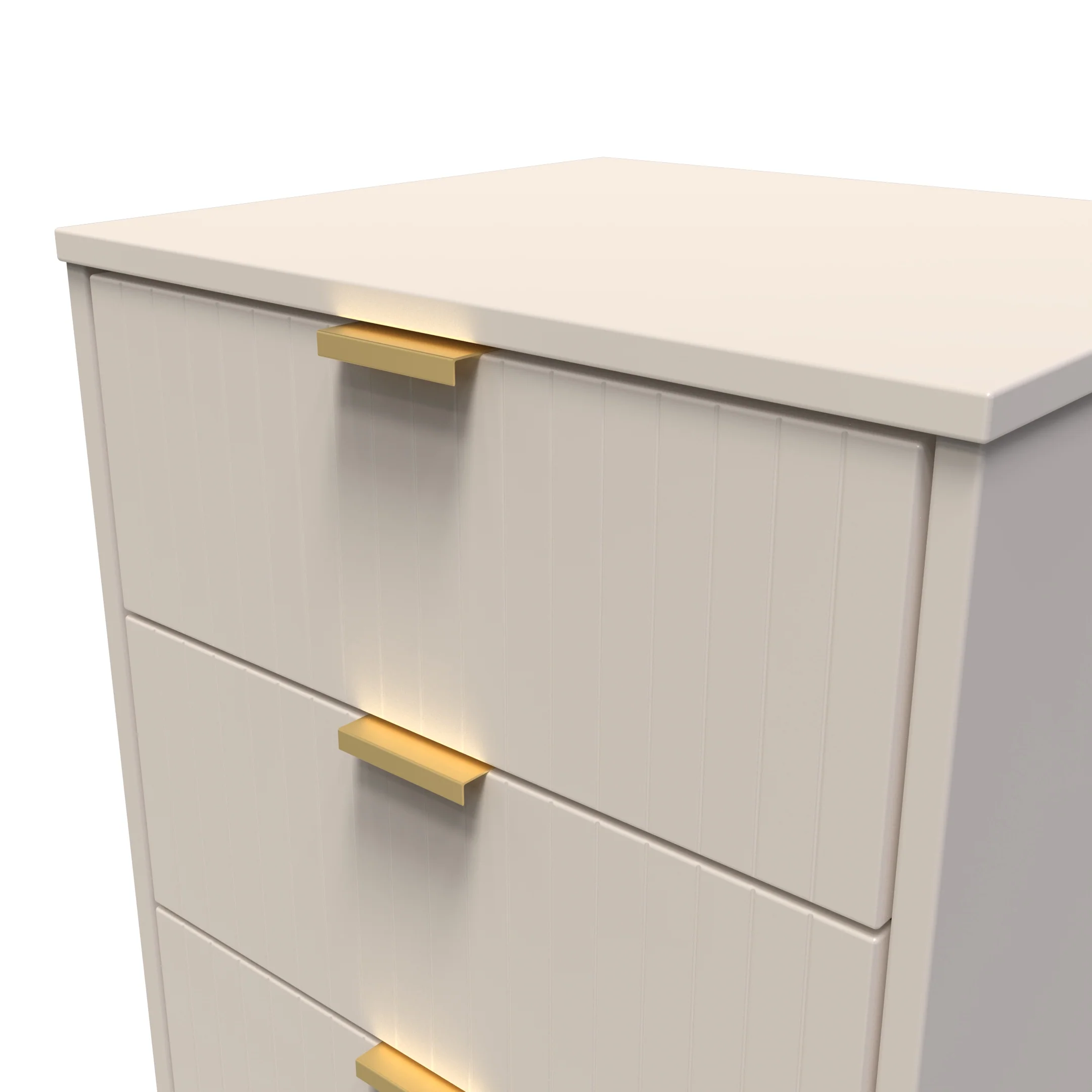 Breda Ready Assembled 5 Drawer Tallboy in Kashmir Matt - Image 4