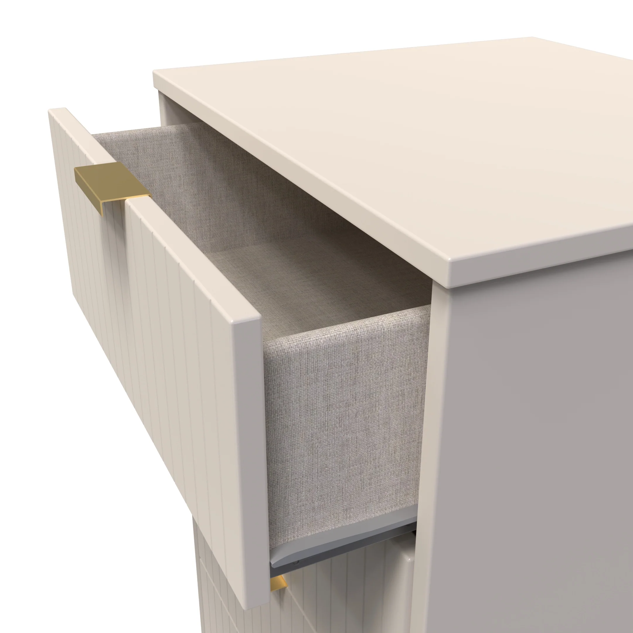 Breda Ready Assembled 5 Drawer Tallboy in Kashmir Matt - Image 5