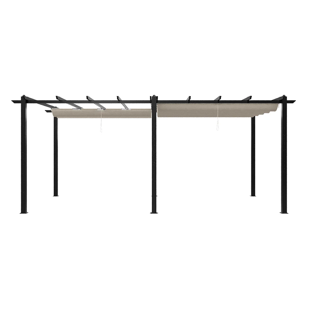 Breeins 10x20ft Aluminium Pergola With Retractable Roof - Image 3