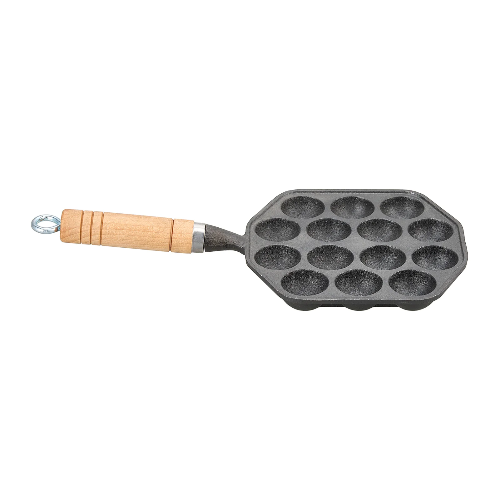 Breeins 14-Hole Cast Iron Takoyaki Pan - Image 3