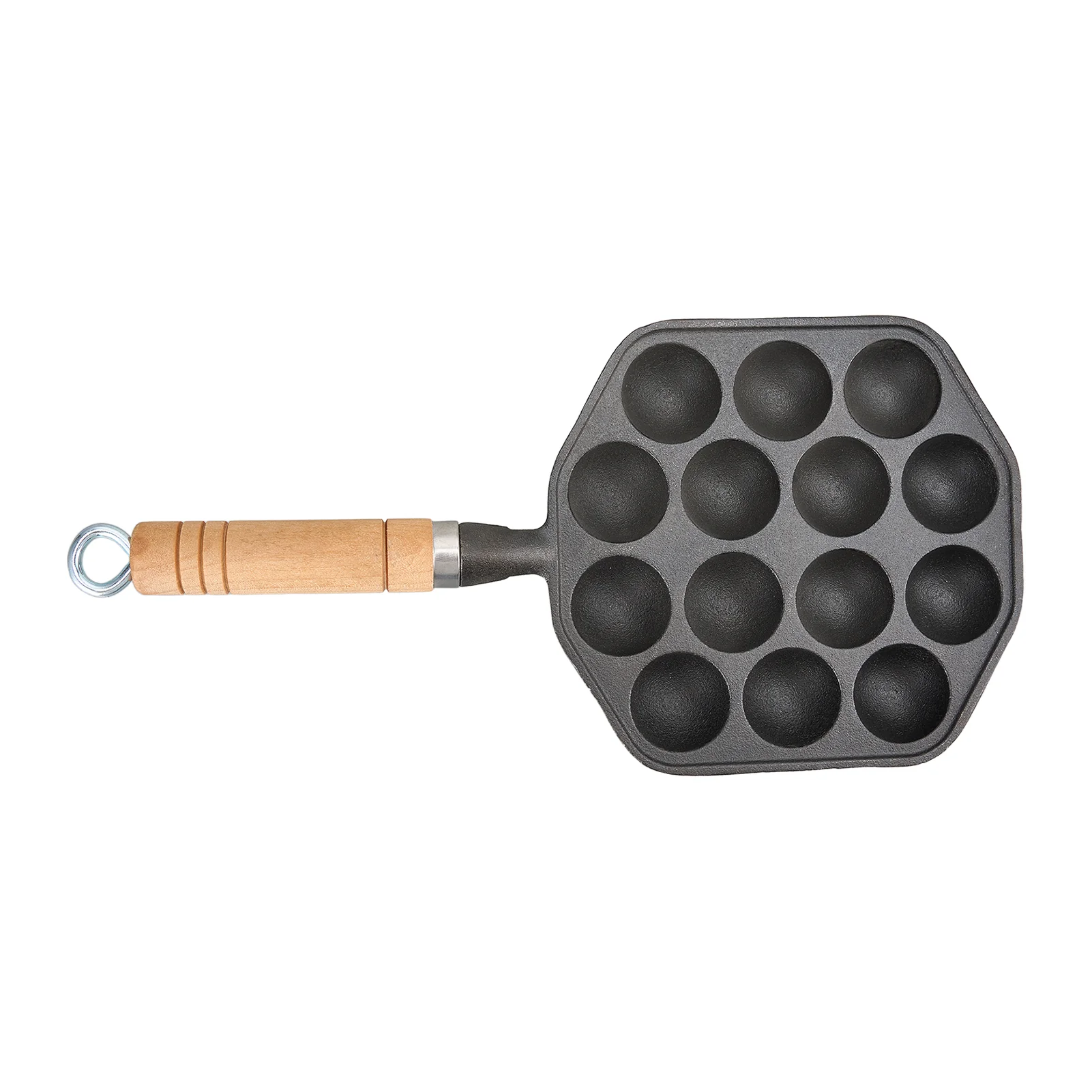 Breeins 14-Hole Cast Iron Takoyaki Pan - Image 4