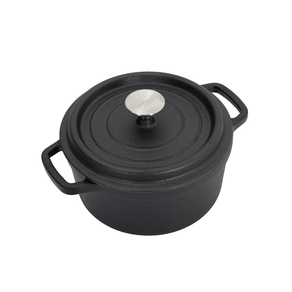 Breeins 2.5L Cast Iron Dutch Oven With Lid - Image 3