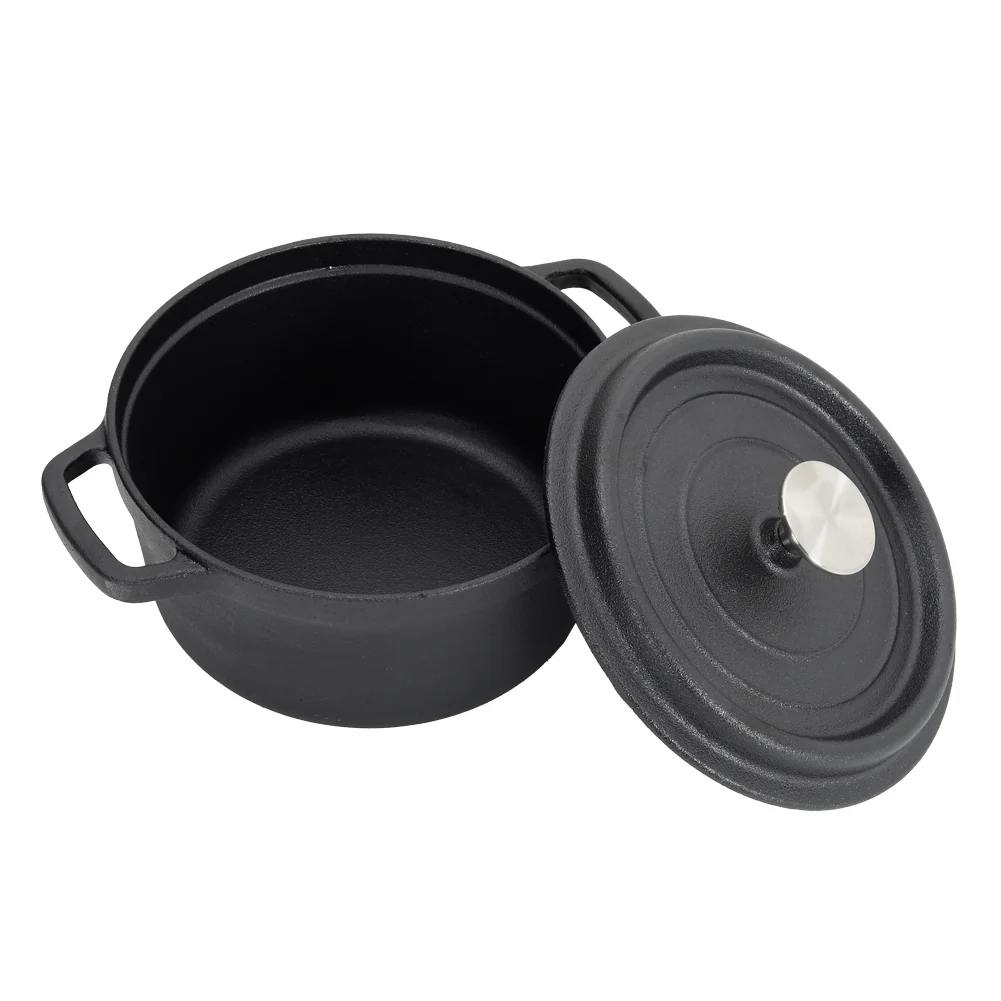 Breeins 2.5L Cast Iron Dutch Oven With Lid - Image 5