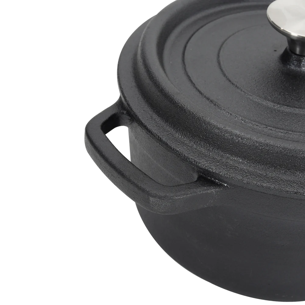 Breeins 2.5L Cast Iron Dutch Oven With Lid - Image 7