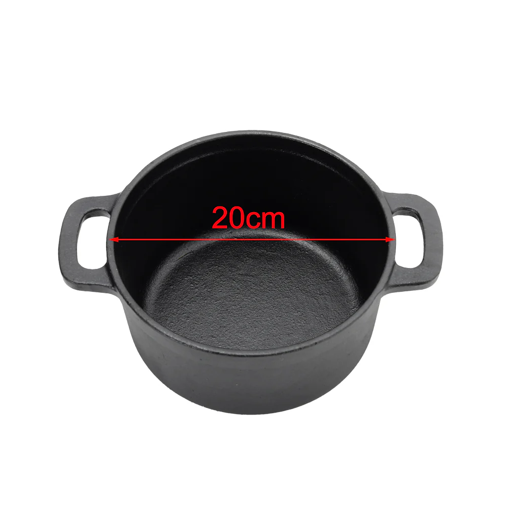 Breeins 2.5L Cast Iron Dutch Oven With Lid - Image 8