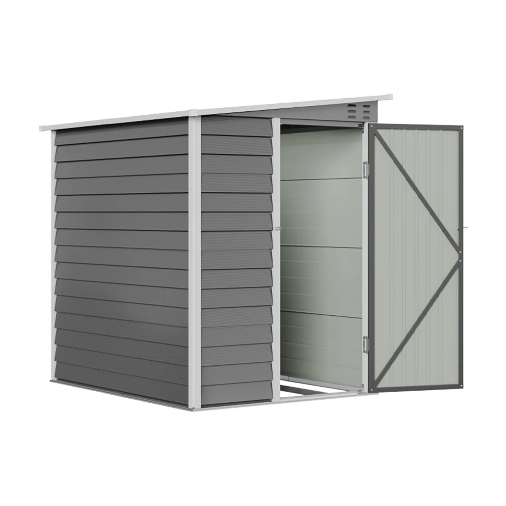 Breeins 4.6 X 6FT Outdoor Metal Pent Roof Garden Storage Shed - Image 5