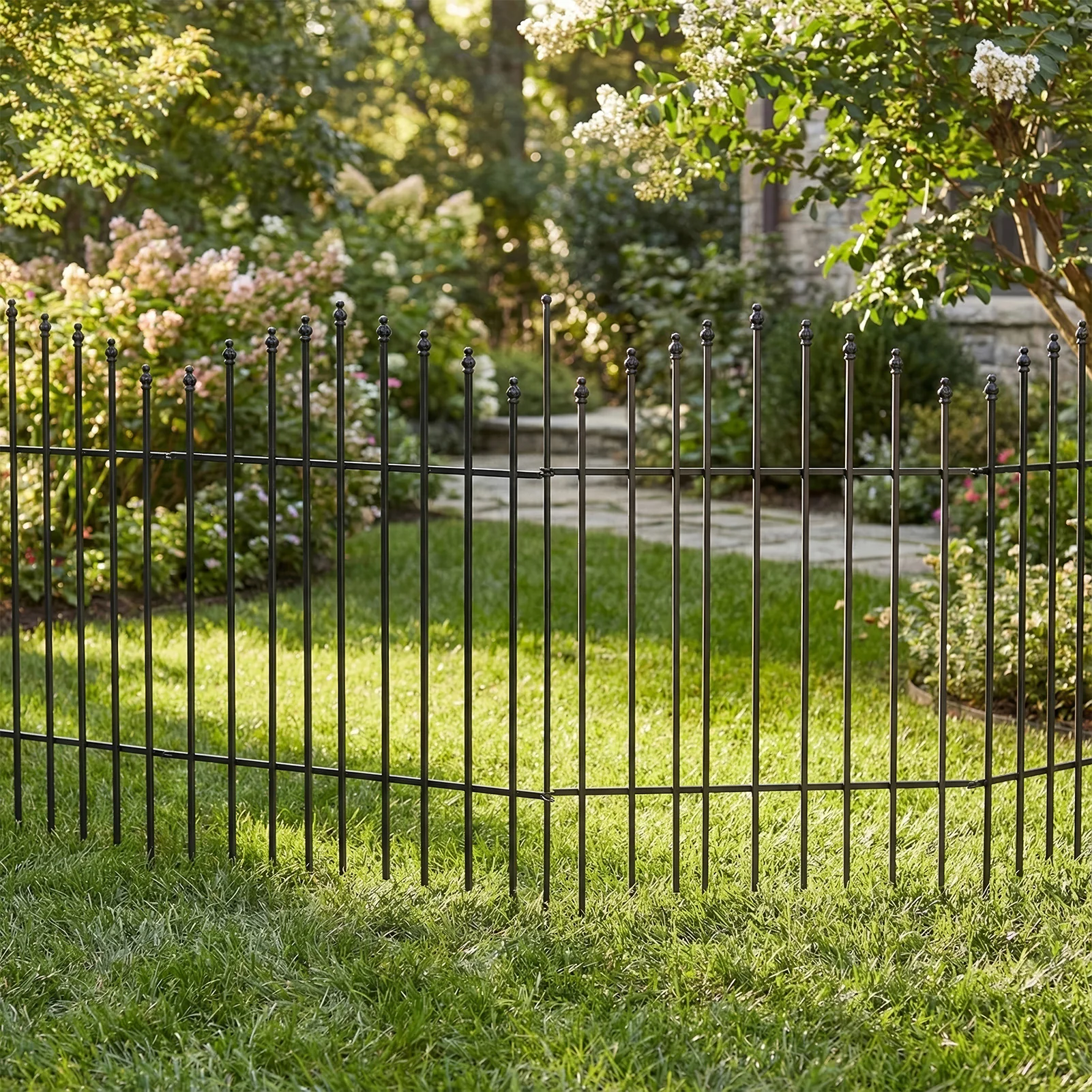 Breeins 5Pcs Outdoor Metal Garden Fences - Image 2