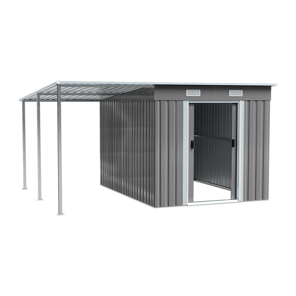 Breeins 6 x 9FT Metal Garden Storage Shed with Sliding Door - Image 5
