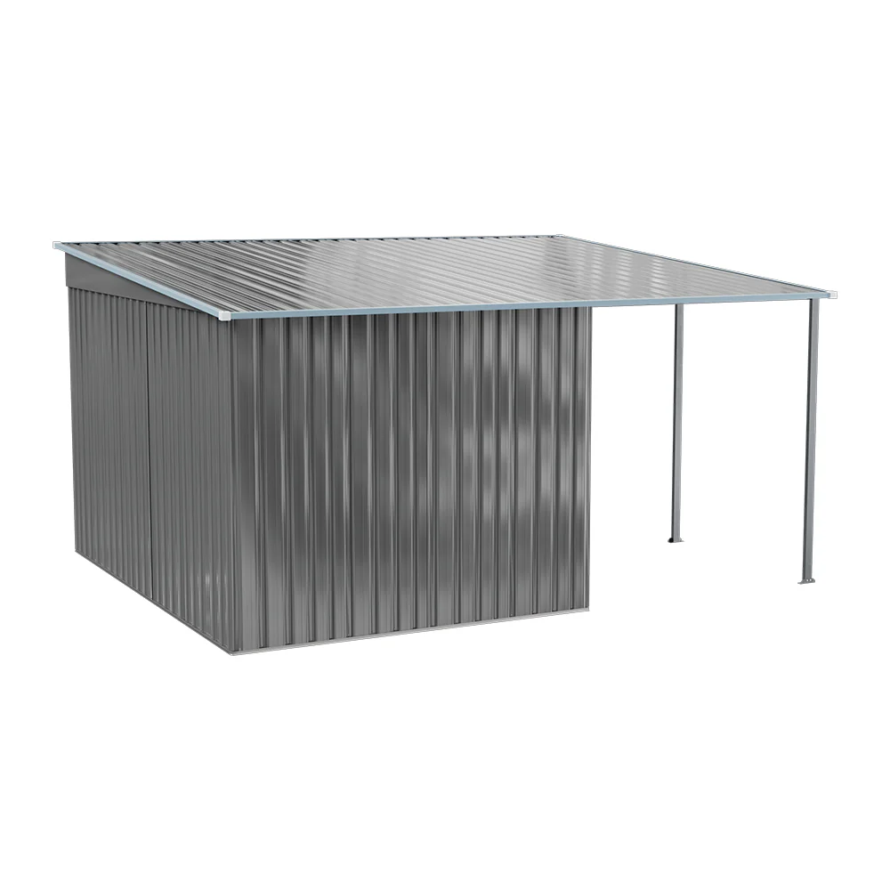 Breeins 6 x 9FT Metal Garden Storage Shed with Sliding Door - Image 7