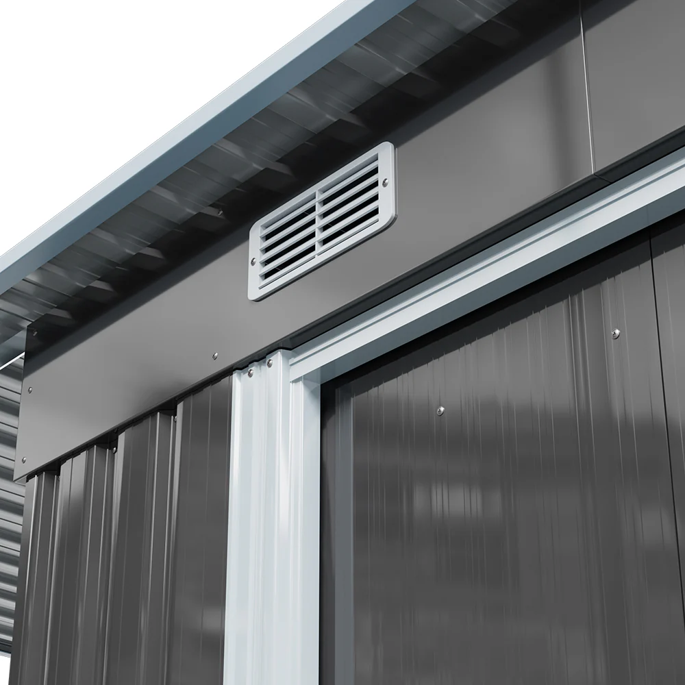 Breeins 6 x 9FT Metal Garden Storage Shed with Sliding Door - Image 8