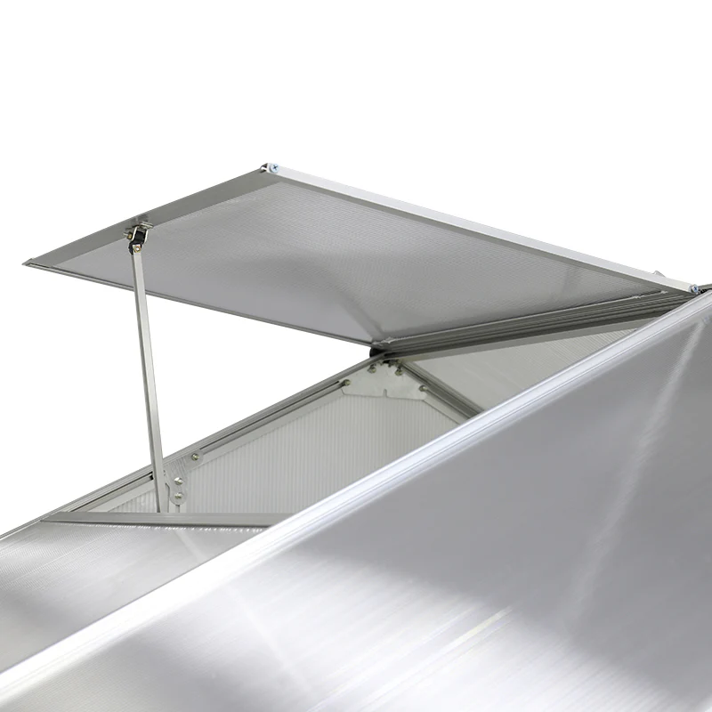 Breeins Aluminium Hobby 6 X 6ft Greenhouse With Base And Window Opening - Image 3