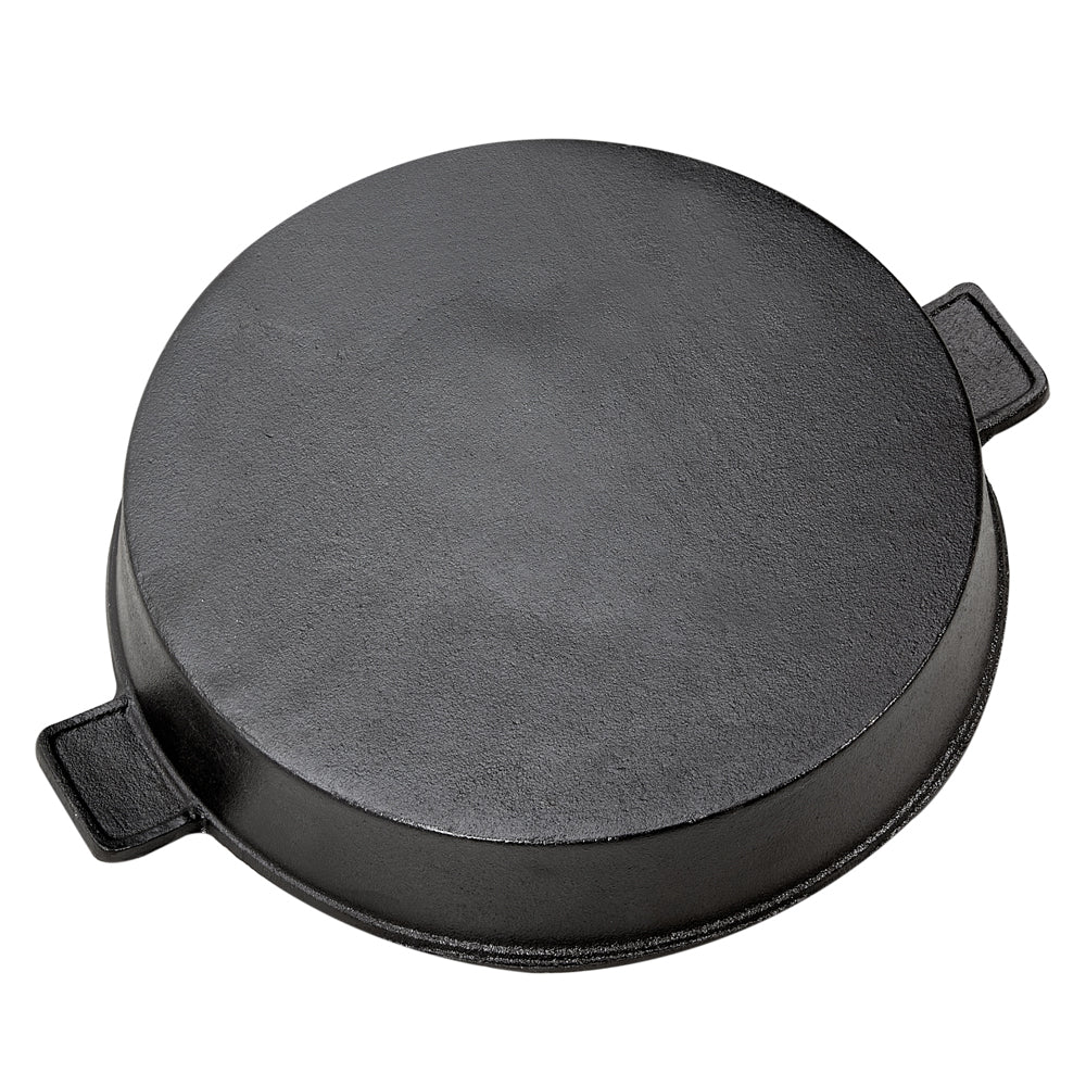 Breeins Black Round Cast Iron Grill Pan - Image 7