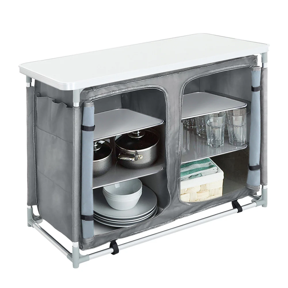 Breeins Camping Kitchen Table Portable Cabinet - Image 3