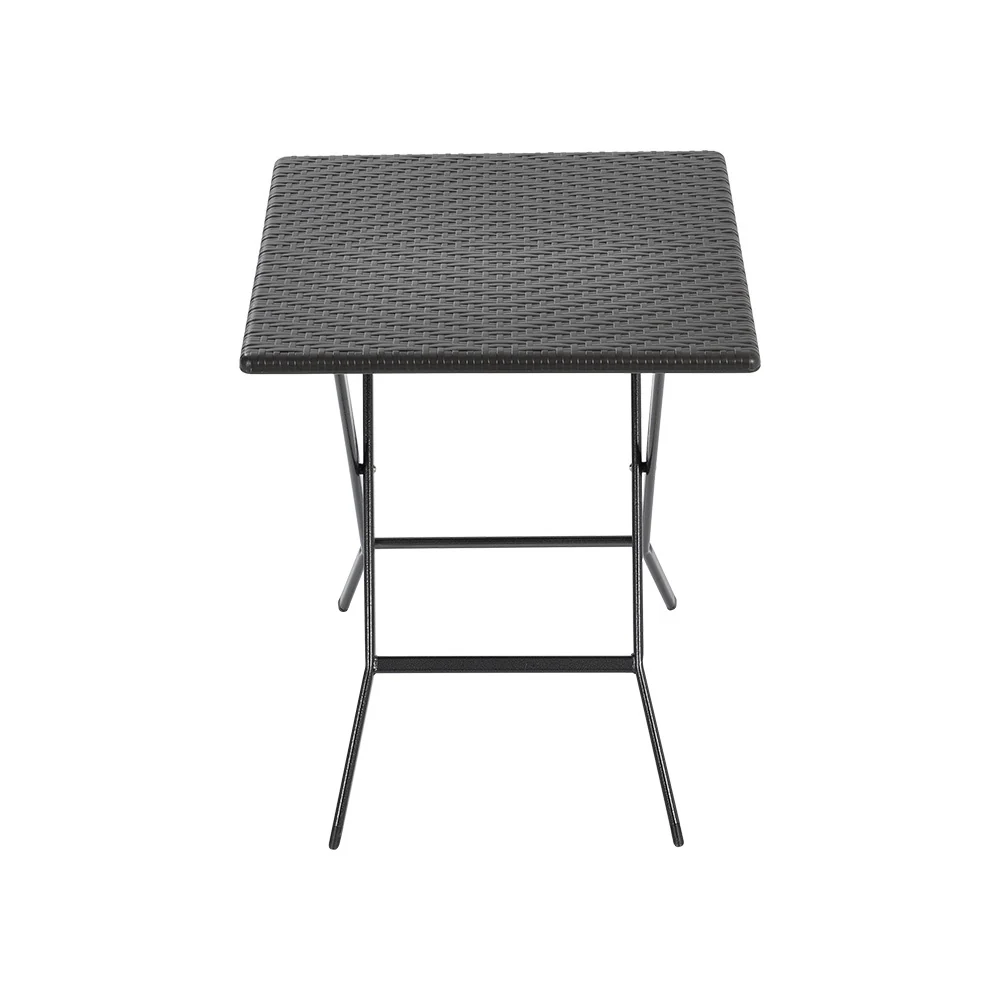 Breeins Foldable 3-Piece Bistro Set with Rattan-Style Table and Chairs - Image 2