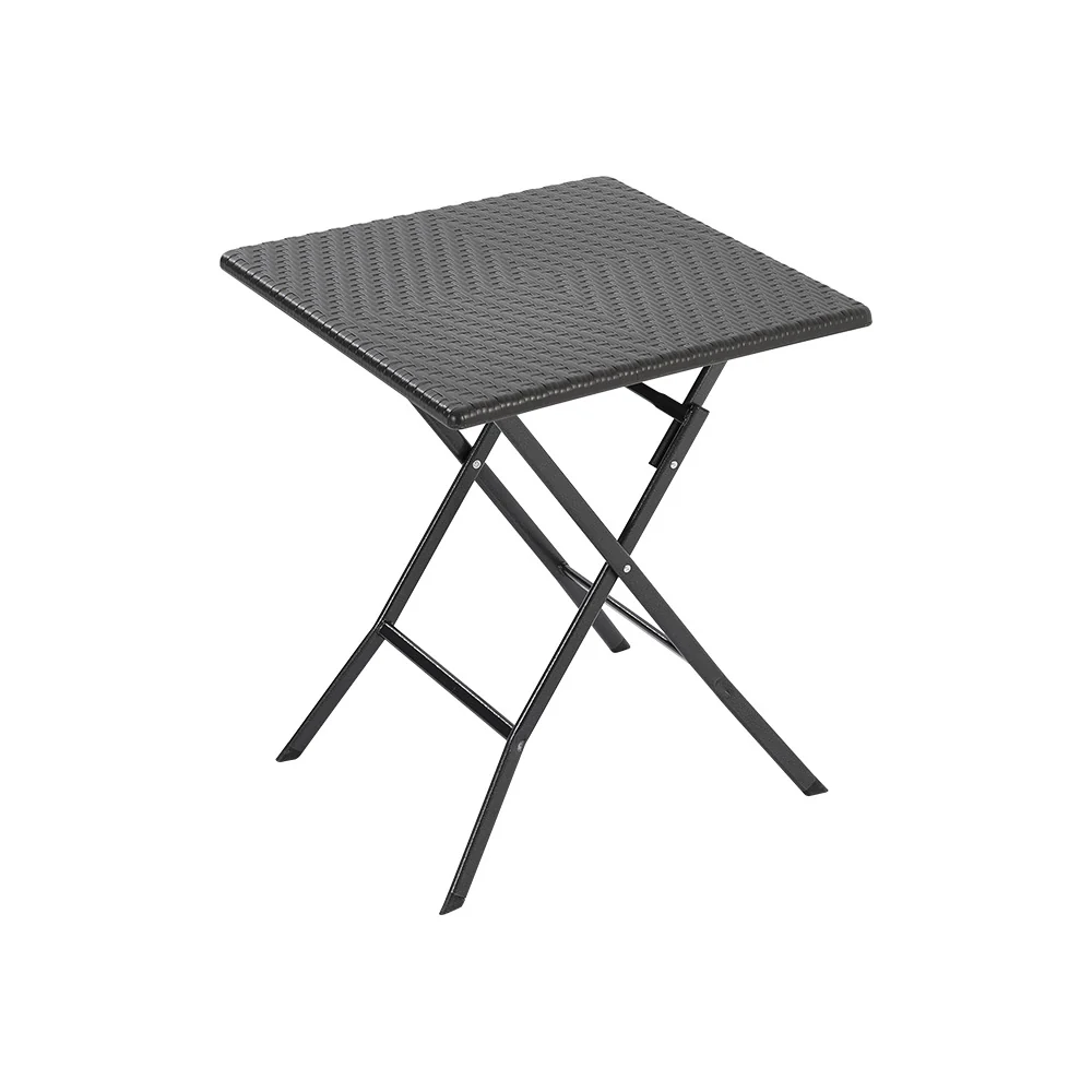 Breeins Foldable 3-Piece Bistro Set with Rattan-Style Table and Chairs - Image 3