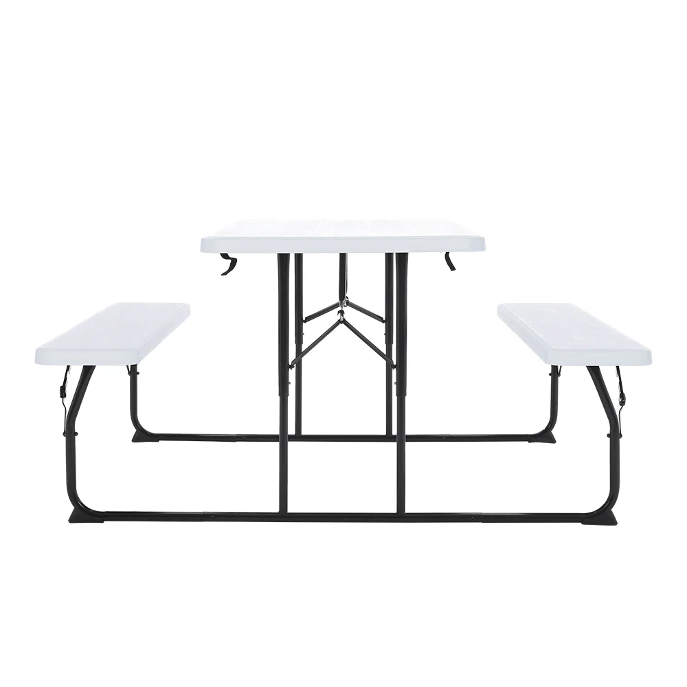 Breeins Foldable Picnic Table and Bench Set - Image 4