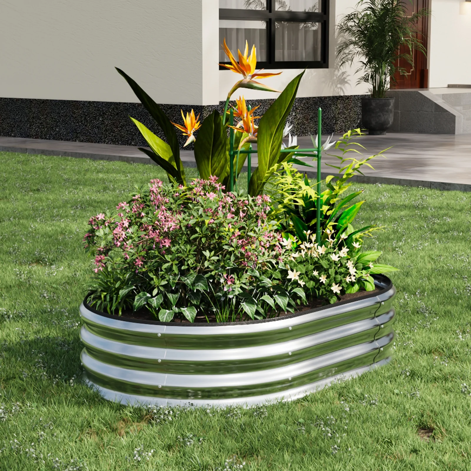 Breeins Galvanized Steel Raised Garden Bed - Image 2