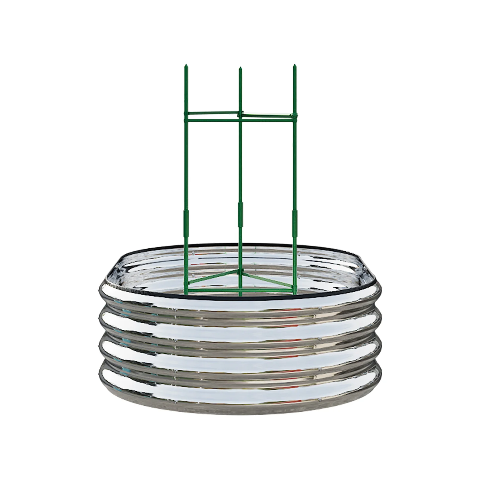 Breeins Galvanized Steel Raised Garden Bed - Image 4