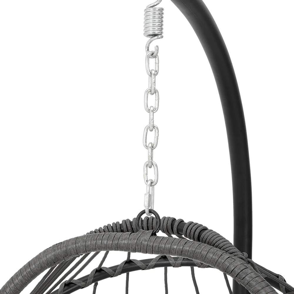 Breeins Hanging Chair with Stand and Cushion - Image 9