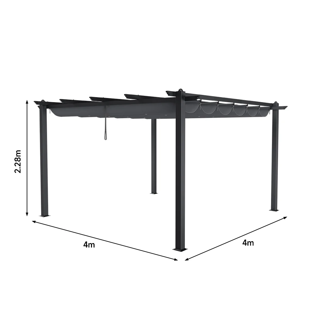 Breeins Heavy Duty Patio Pergola Sun Shelter - Image 7