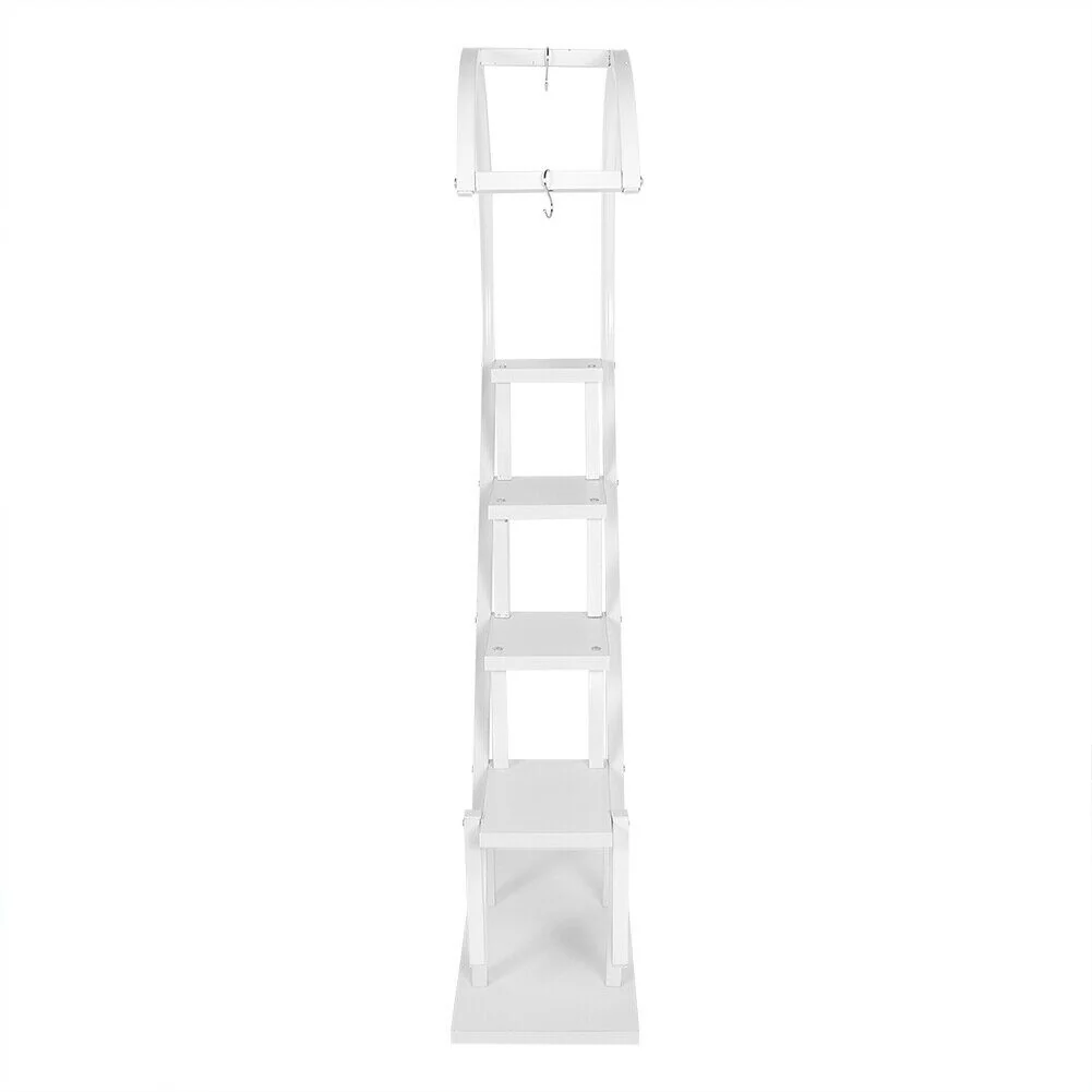 Breeins Indoor Arc Plant Stand with Shelves - Image 6