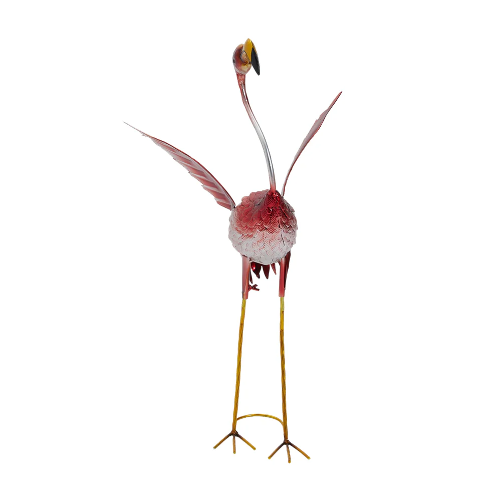 Breeins Metal Flamingo Garden Statue Decoration Ornament - Image 7