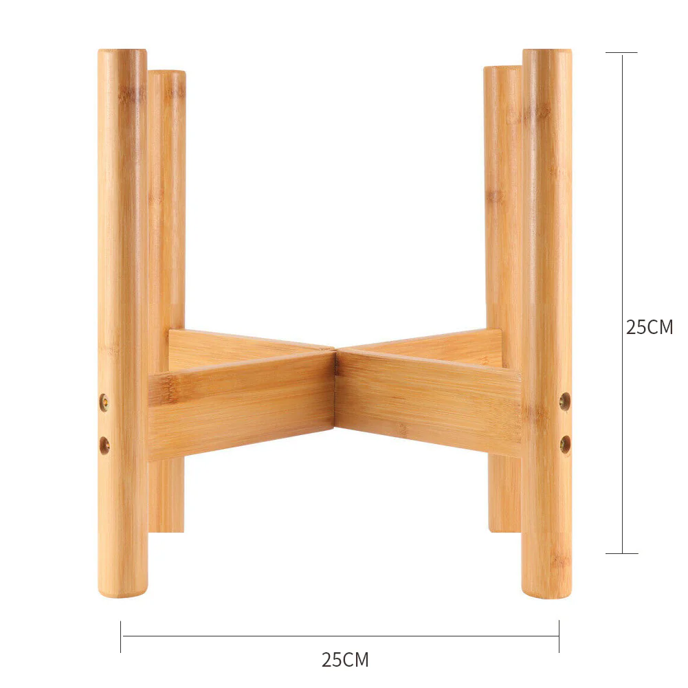 Breeins Minimalist Bamboo Pot Stand - Image 7