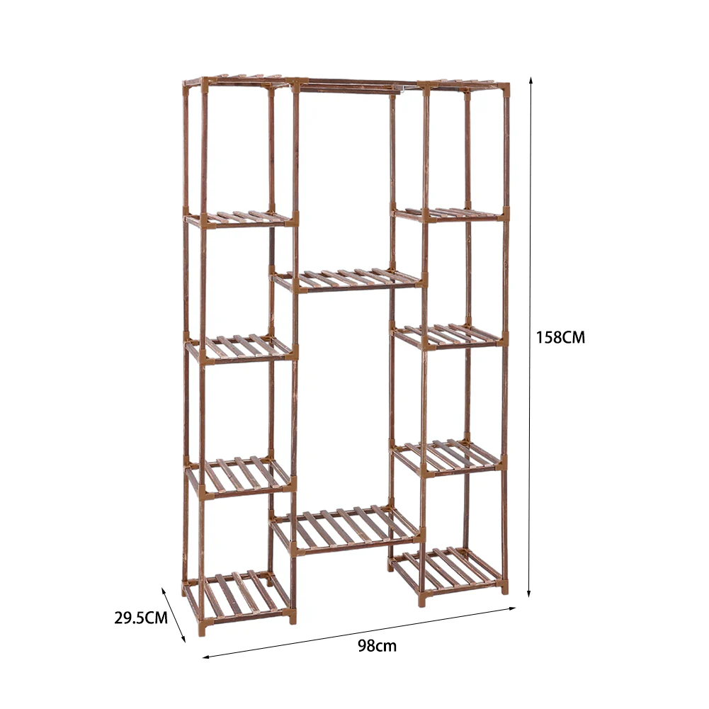 Breeins Multi Tier Wooden Plant Display Rack - Image 7