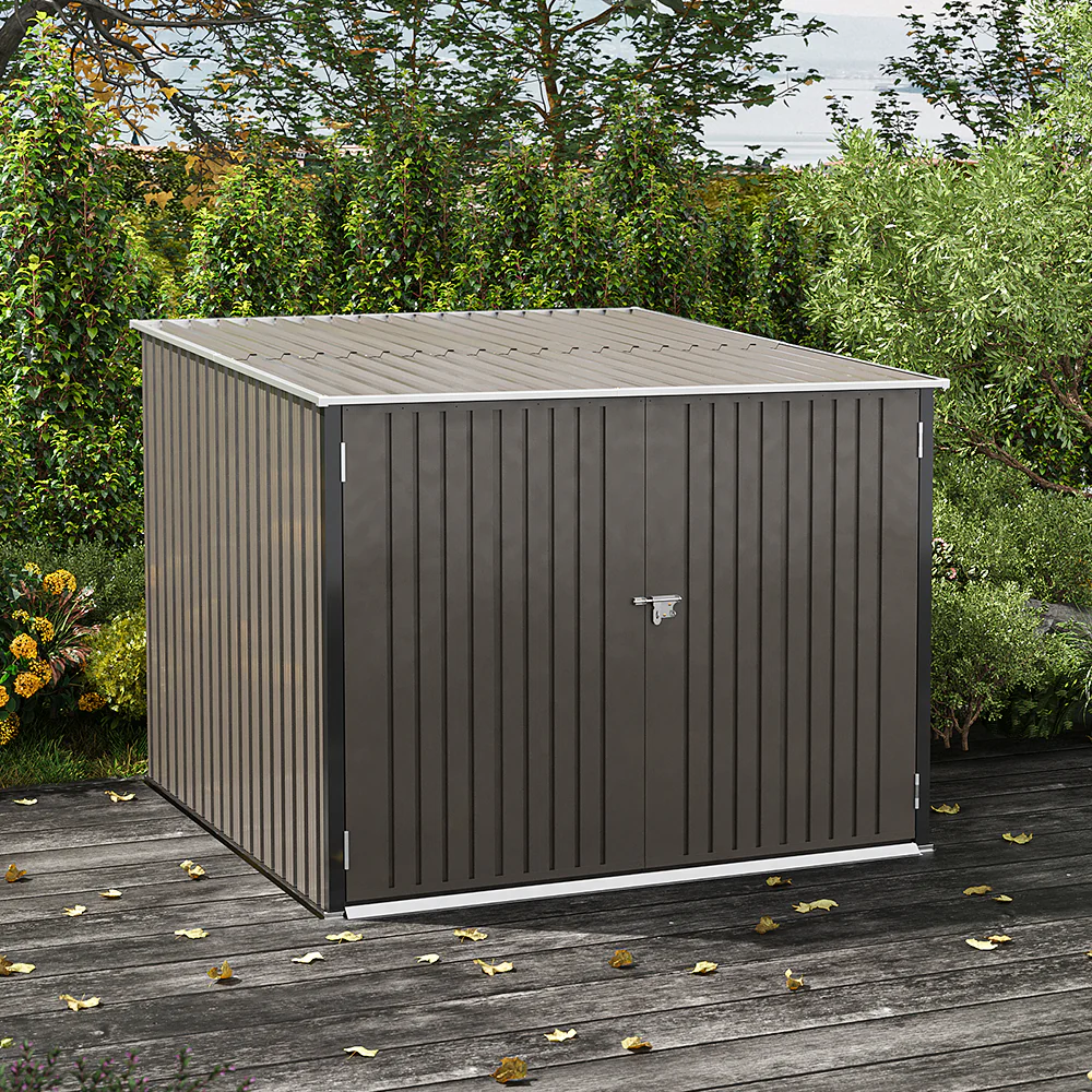 Breeins Outdoor Lockable Bike Storage Shed - Image 2