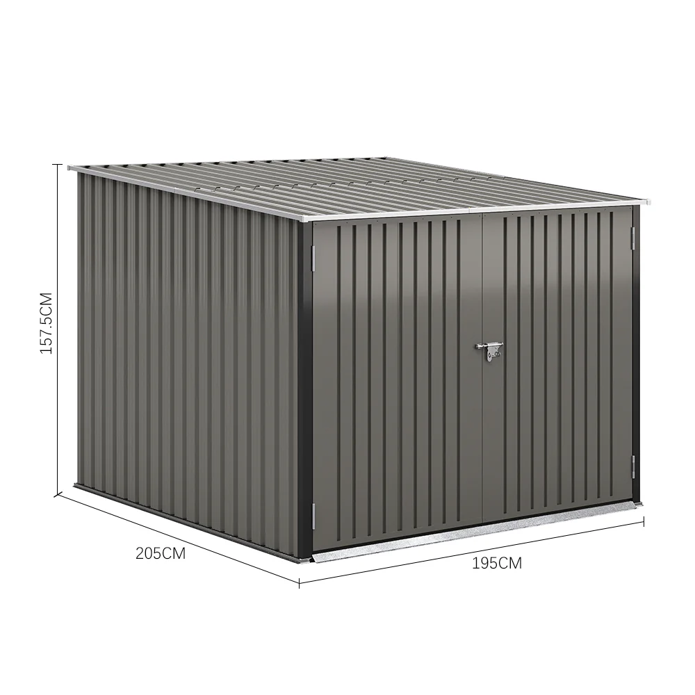 Breeins Outdoor Lockable Bike Storage Shed - Image 4