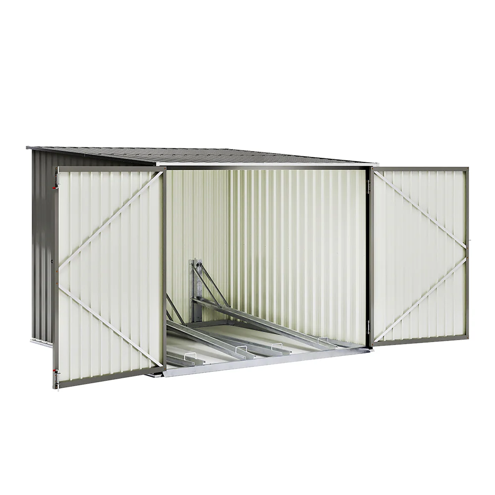 Breeins Outdoor Lockable Bike Storage Shed - Image 5