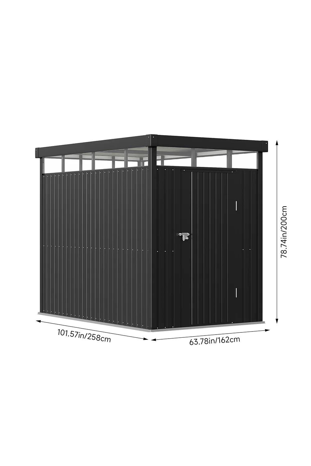 Breeins Outdoor Metal Garden Storage Shed - Image 10