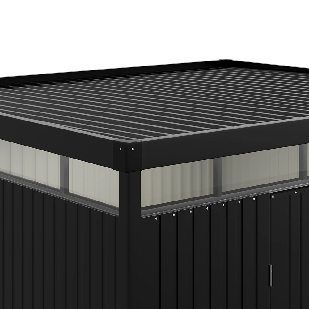 Breeins Outdoor Metal Garden Storage Shed - Image 7