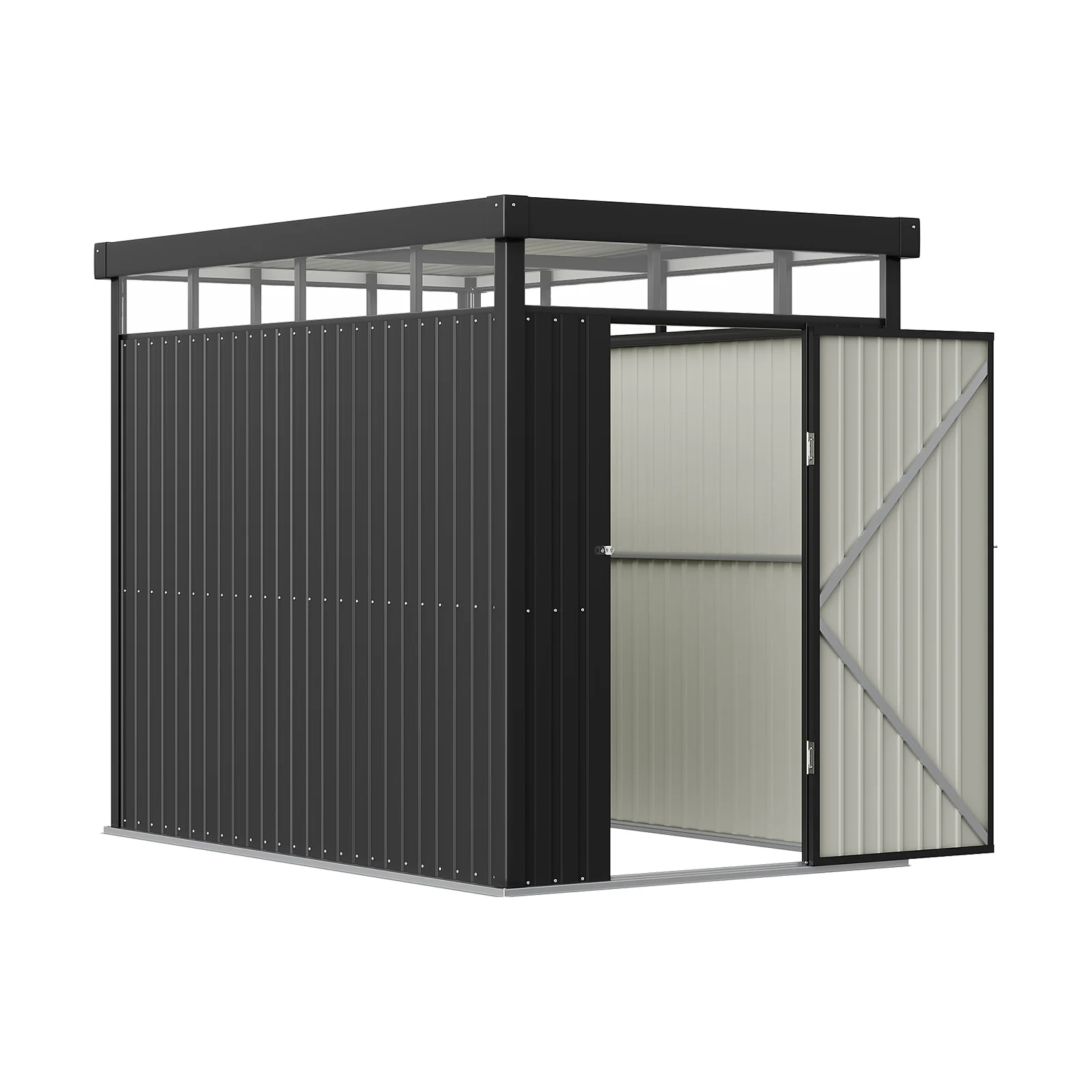 Breeins Outdoor Metal Garden Storage Shed - Image 9