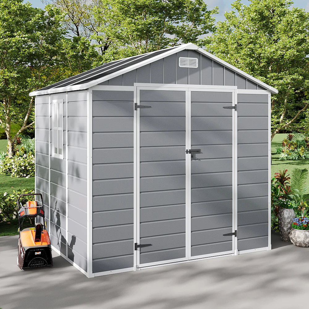 Breeins Outdoor Plastic Garden Storage Shed