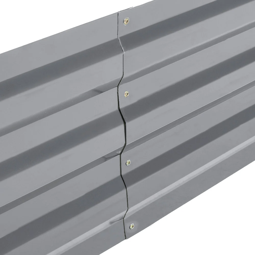 Breeins Outdoor Rectangular Metal Raised Garden Bed - Image 3