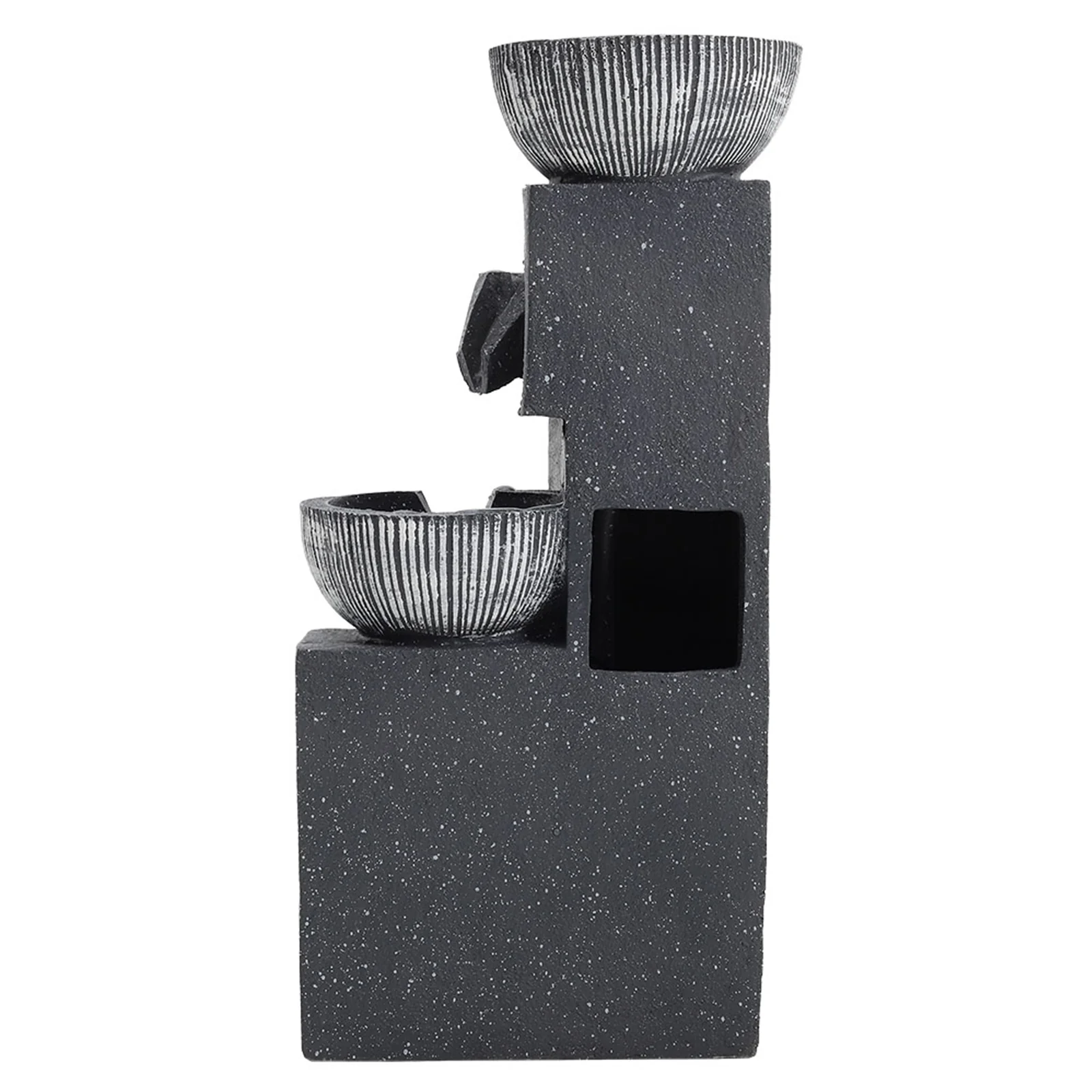 Breeins Outdoor Solar Power Garden Water Feature Fountain Rockery Decor - Image 4
