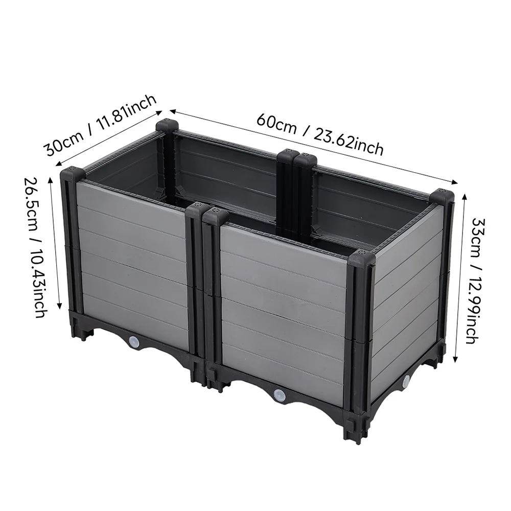 Breeins Plastic Raised Garden Bed Planter Box - Image 12