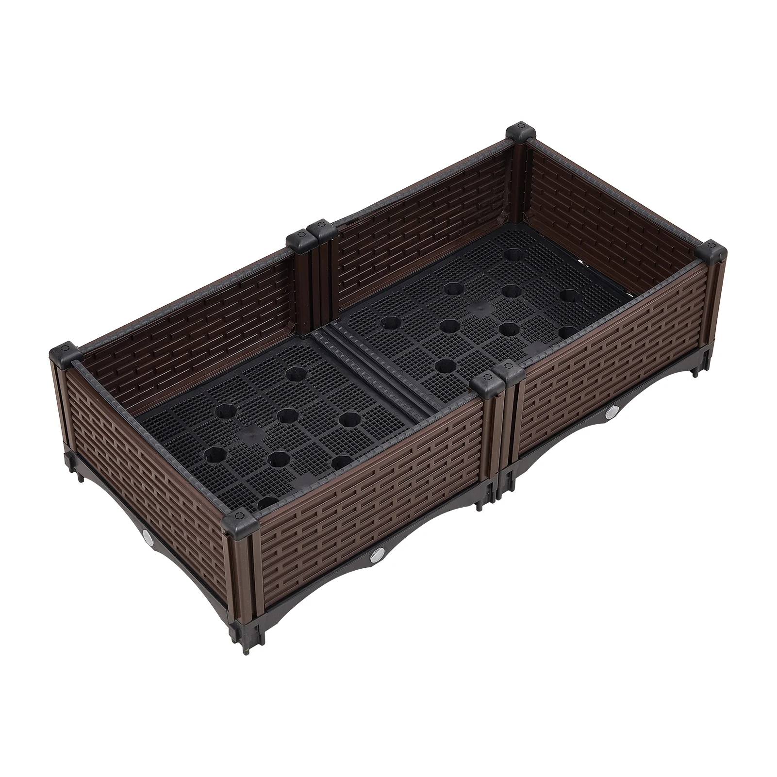 Breeins Plastic Raised Garden Bed Planter Box