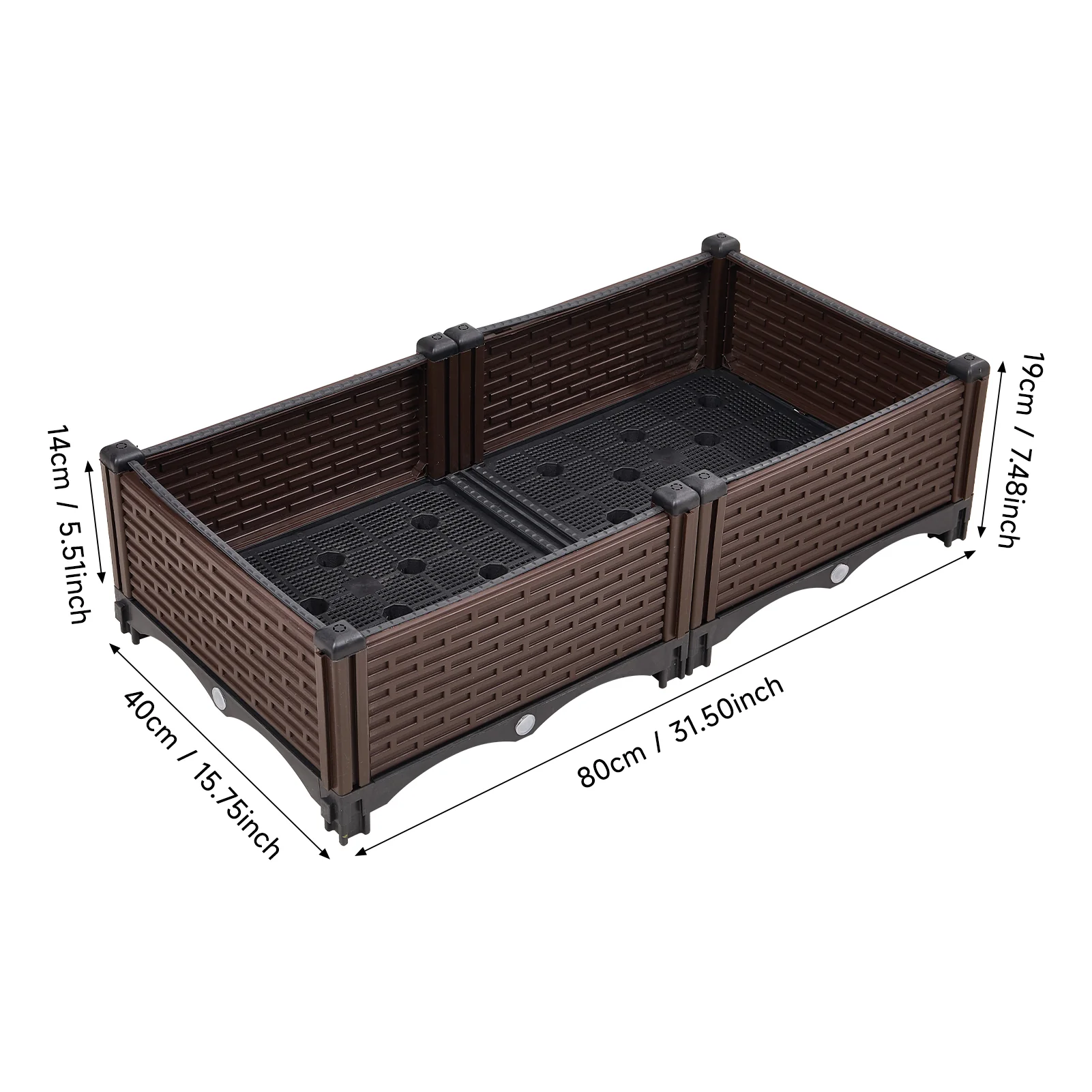 Breeins Plastic Raised Garden Bed Planter Box - Image 3