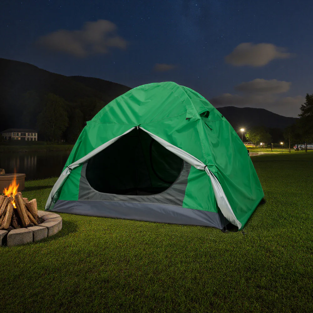 Breeins Portable Camping Tent with Detachable Top Cover - Image 2