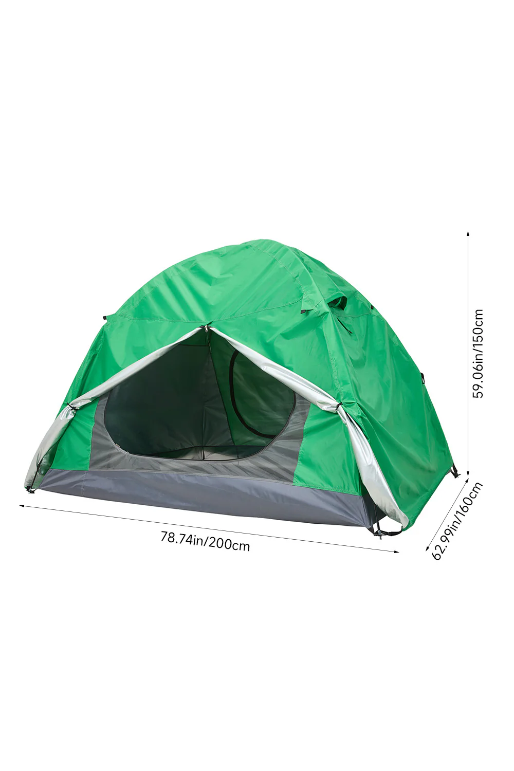 Breeins Portable Camping Tent with Detachable Top Cover - Image 9