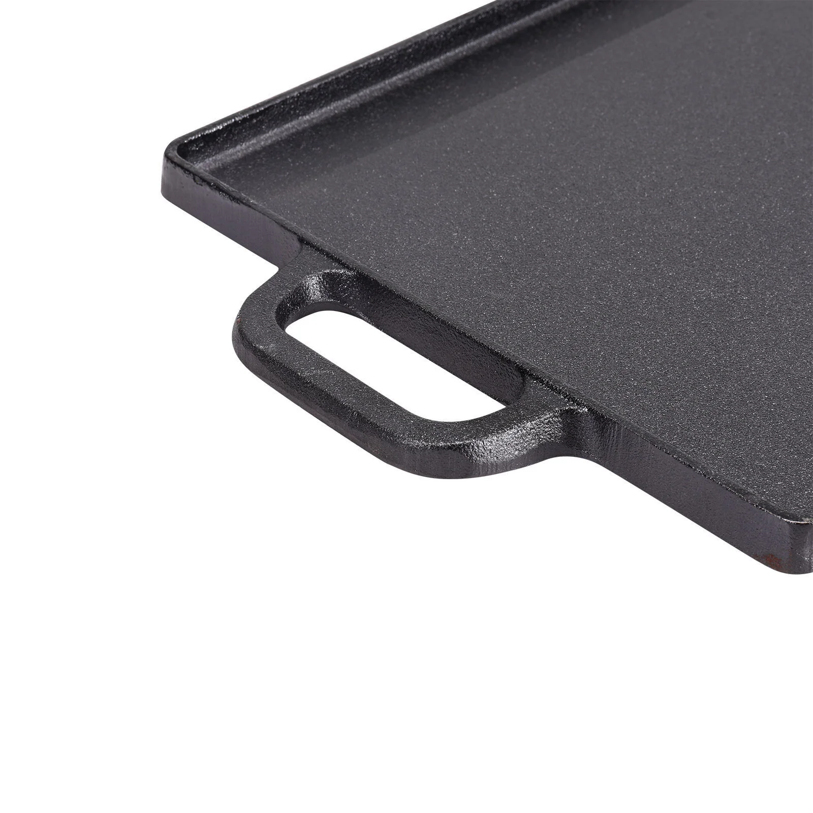 Breeins Rectangular Cast-Iron Reversible Griddle & Grill Pan - Image 6