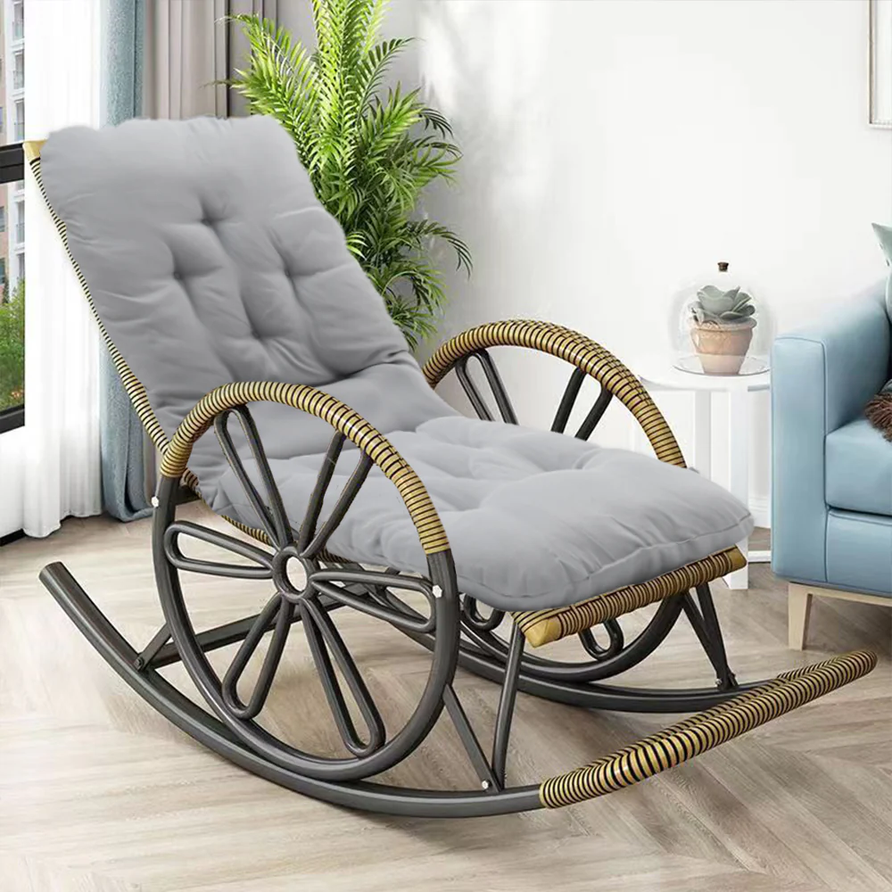 Breeins Rocking Chair Tufted Seat Pad Non-Slip Seat Cushion - Image 2
