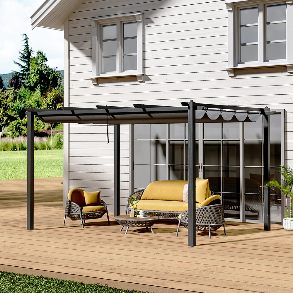 Breeins Rust-Resistant Pergola with UV-Protected Roof - Image 3
