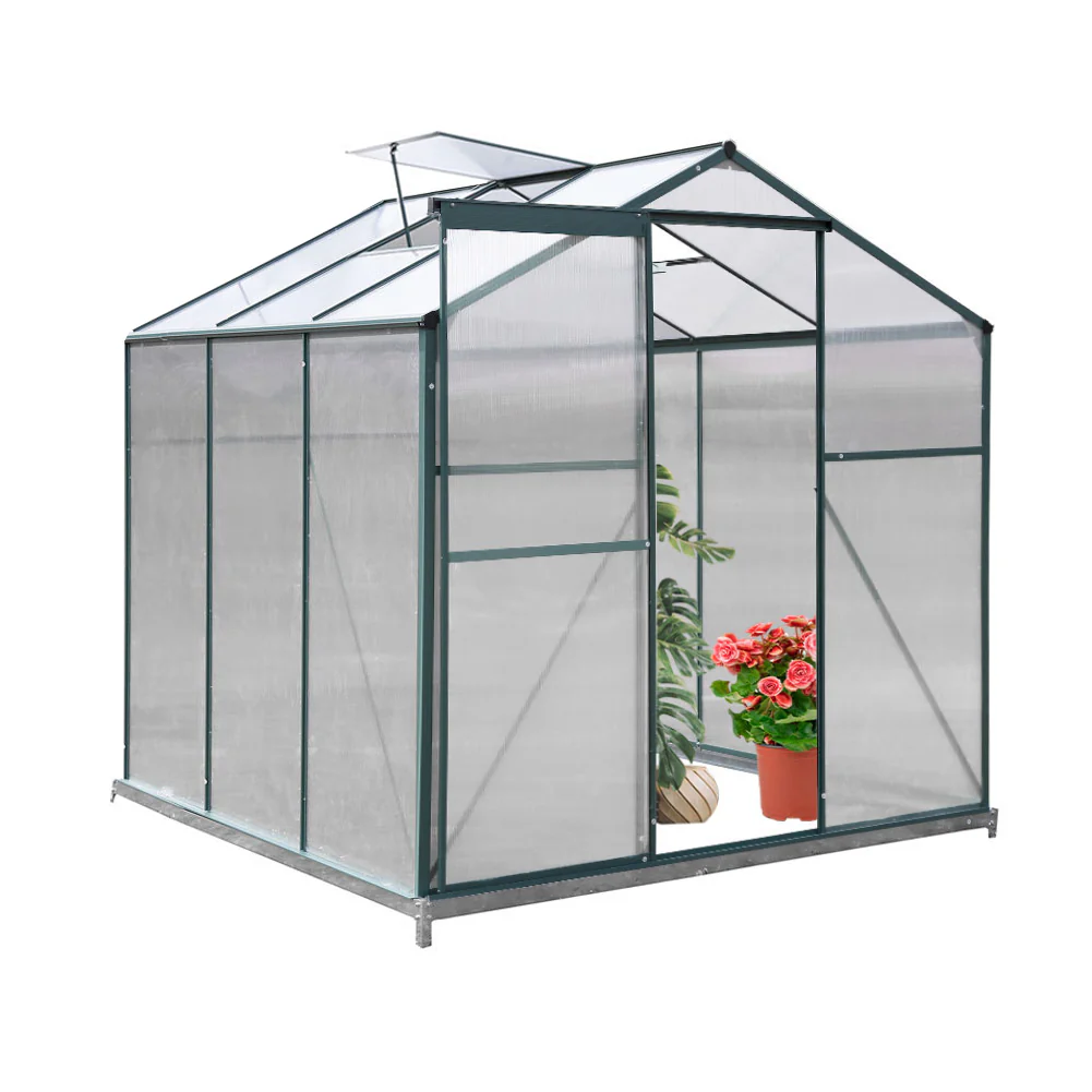 Breeins Rustproof Aluminium Frame 6 X 6ft Greenhouse - Image 3