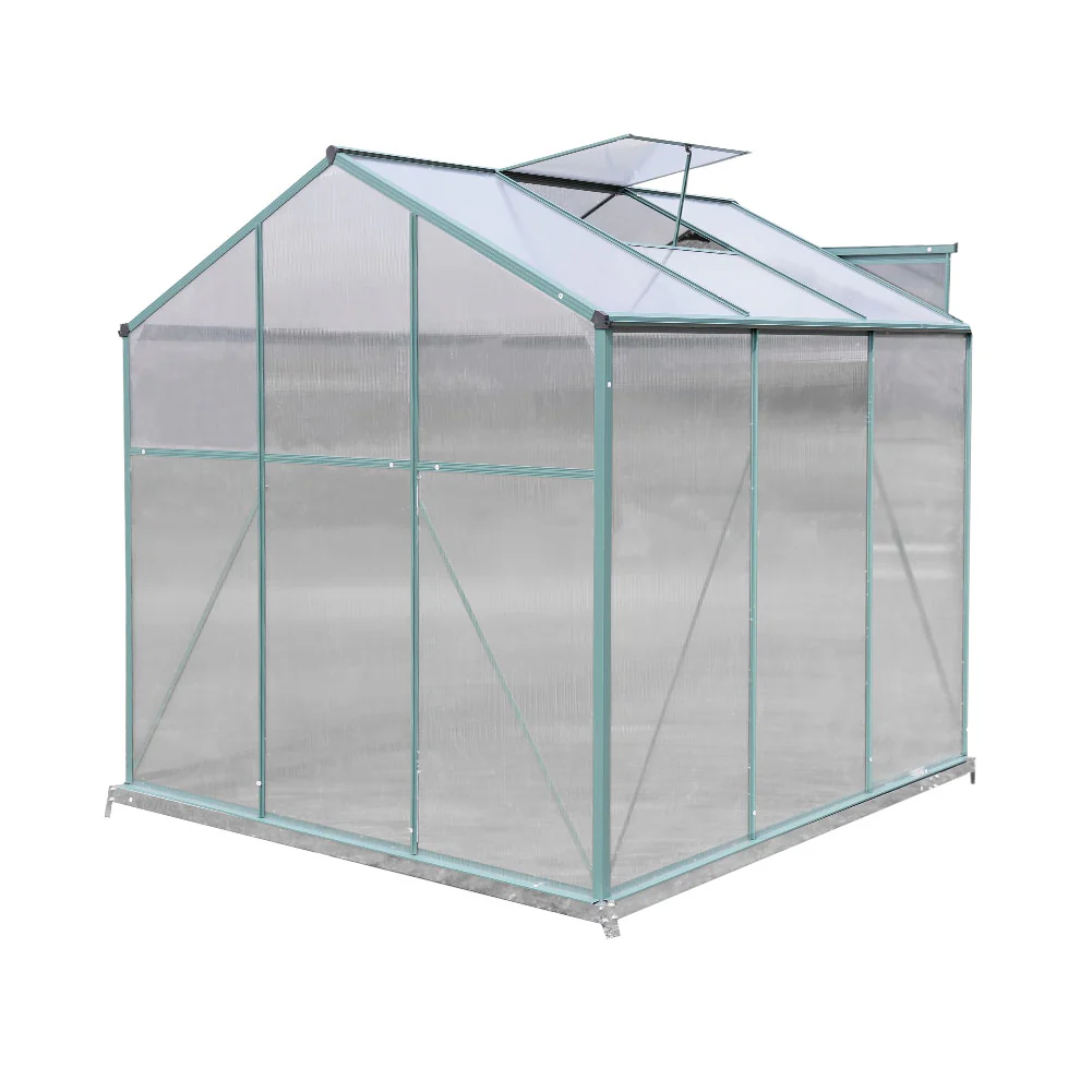 Breeins Rustproof Aluminium Frame 6 X 6ft Greenhouse - Image 4