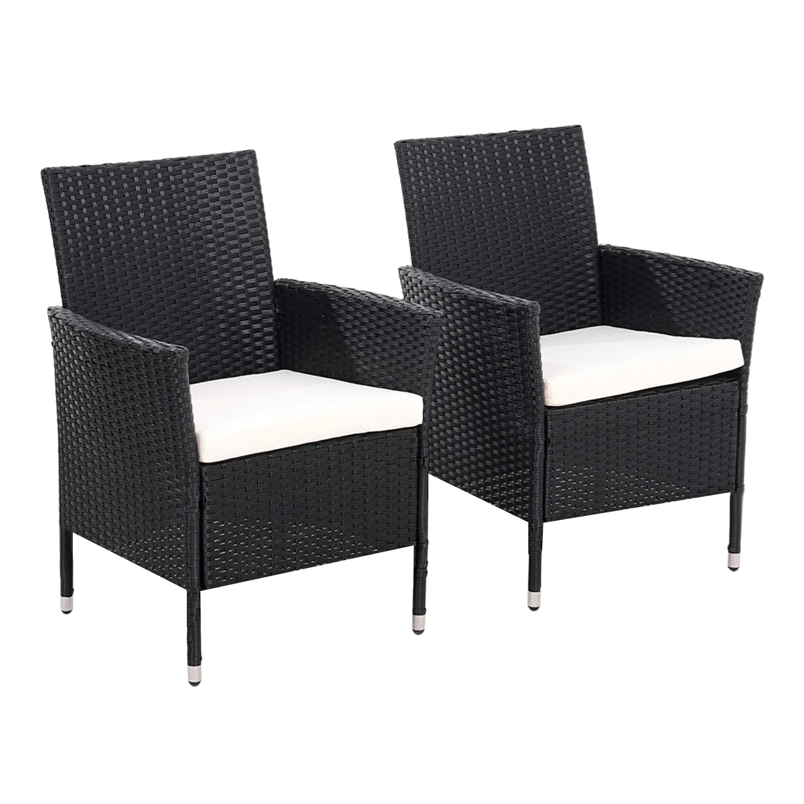 Breeins Set Of Rattan Chairs Garden Furniture Set Of 2 Or 4