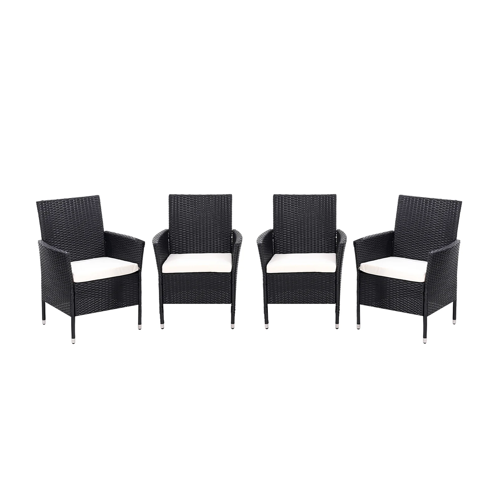 Breeins Set Of Rattan Chairs Garden Furniture Set Of 2 Or 4 - Image 5